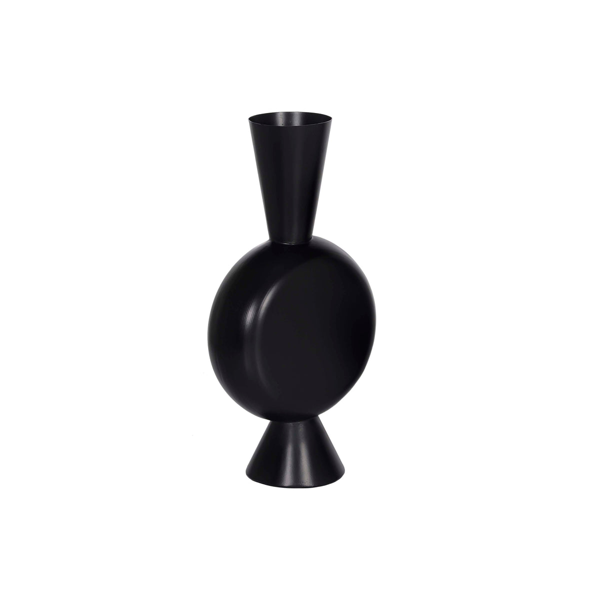 Vase IR/MATT BLACK 20x7x39