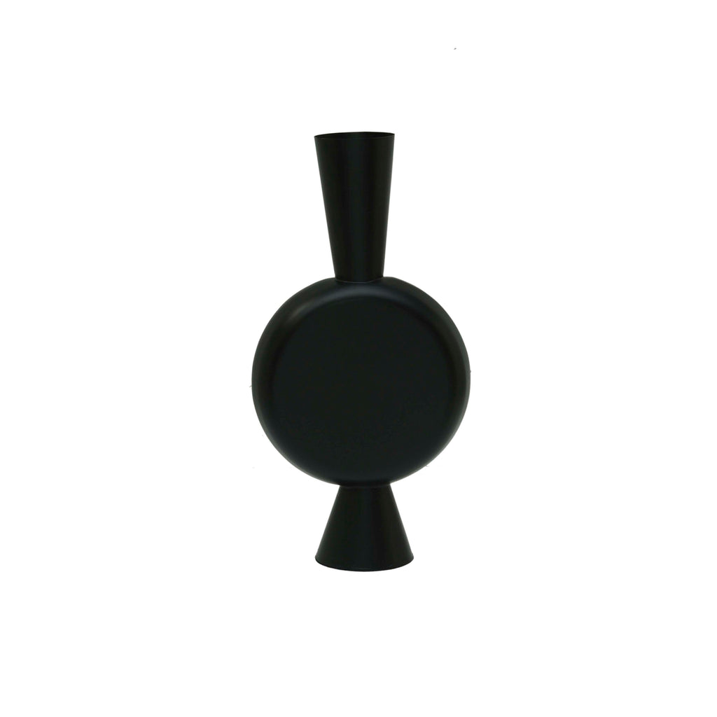 Vase IR/MATT BLACK 20x7x39