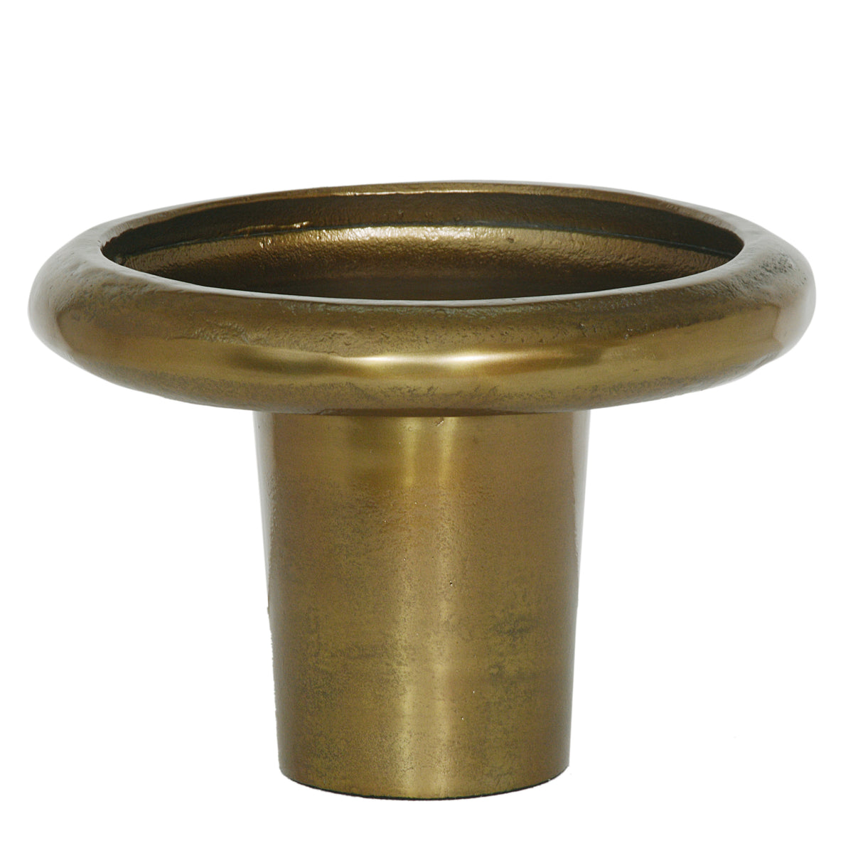 Vase ALU RAW/GOLD 40x40x27