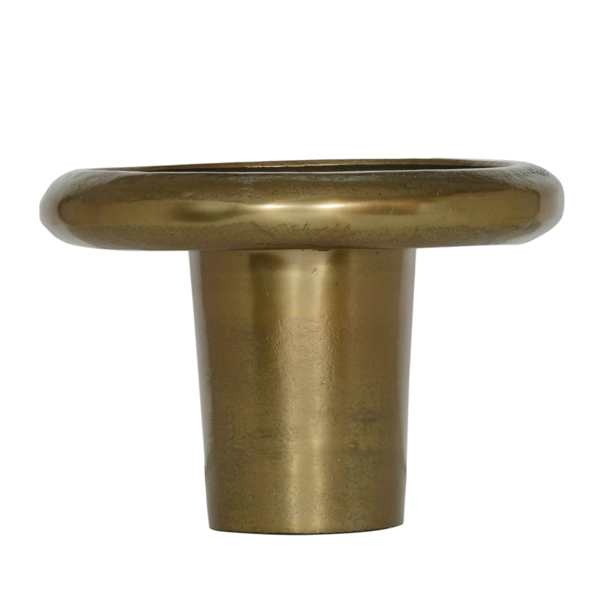 Vase ALU RAW/GOLD 40x40x27