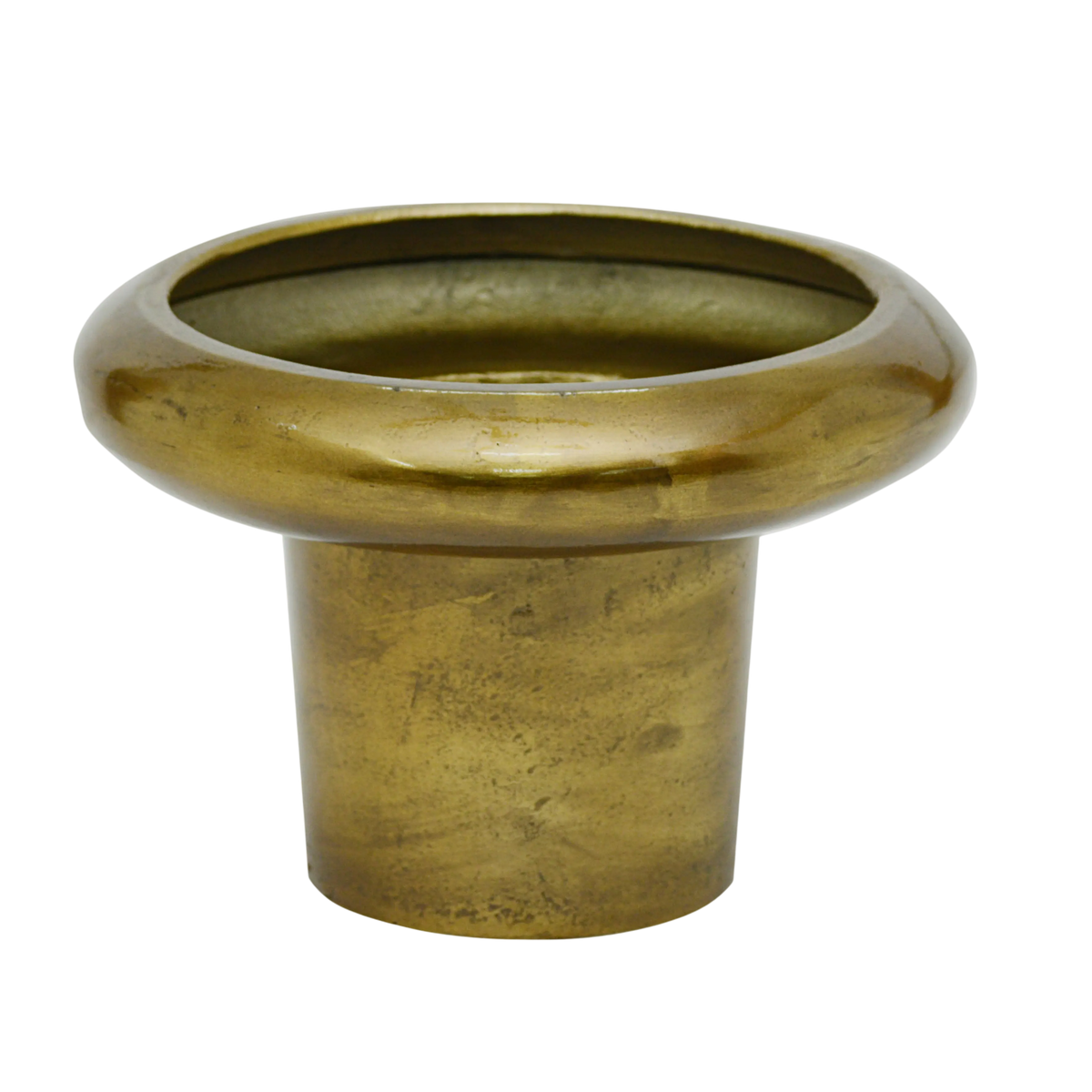 Vase ALU RAW/GOLD 30x30x30
