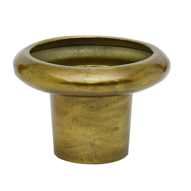 Vase ALU RAW/GOLD 30x30x30