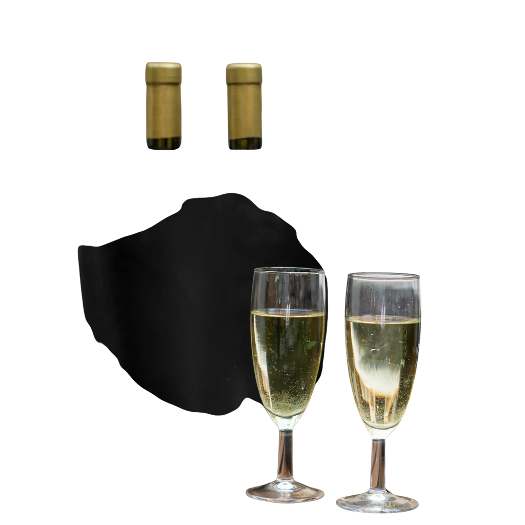 Wine cooler ALU RAW/MATTBLACK 23x17x26