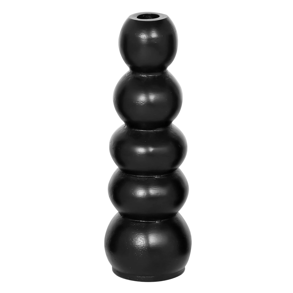 Candle holder ALU RAW/MATTBLACK 7x7x19