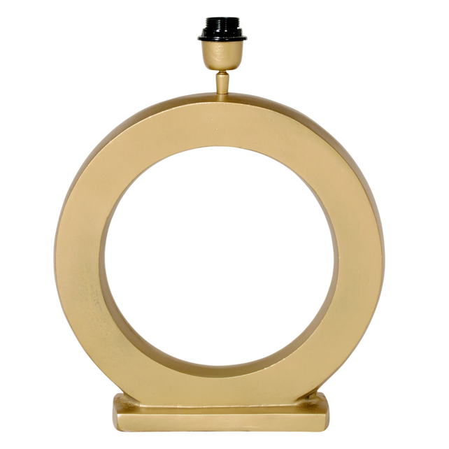 Table lamp round ALU RAW/NEWBRONZE 52x13x63