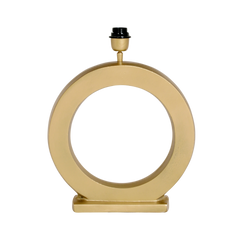 Table lamp round ALU RAW/NEWBRONZE 37x10x48