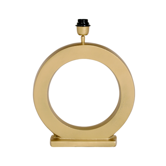 Table lamp round ALU RAW/NEWBRONZE 37x10x48