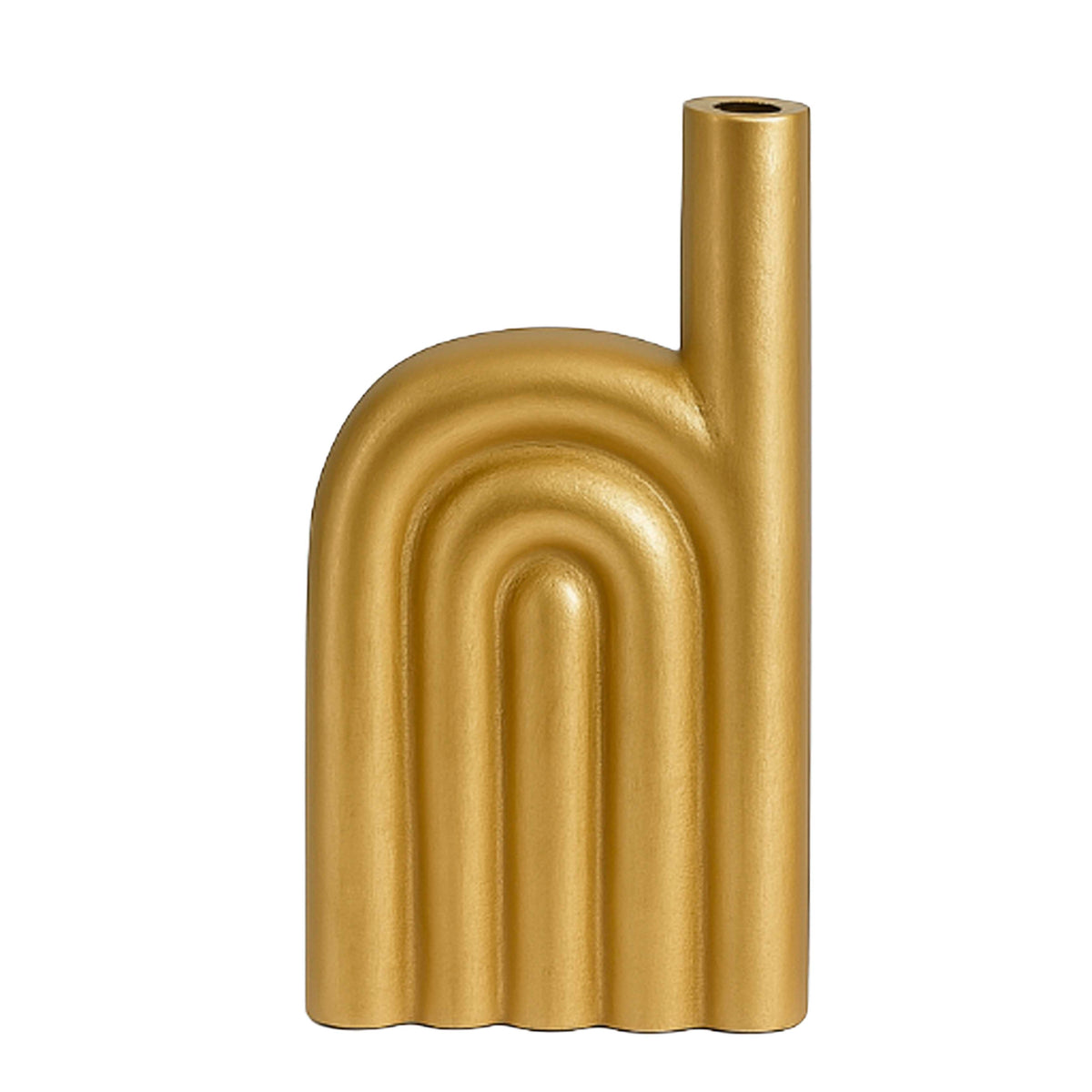 OUTLET Vase ALU RAW/NEWBRONZE 19x6x39