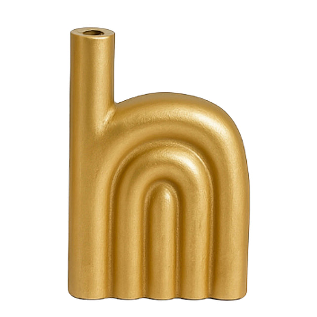 OUTLET Vase ALU RAW/NEWBRONZE 15x4x21