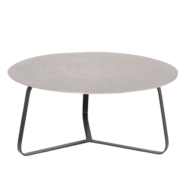 Side table ALU RAW/NI 80x80x35