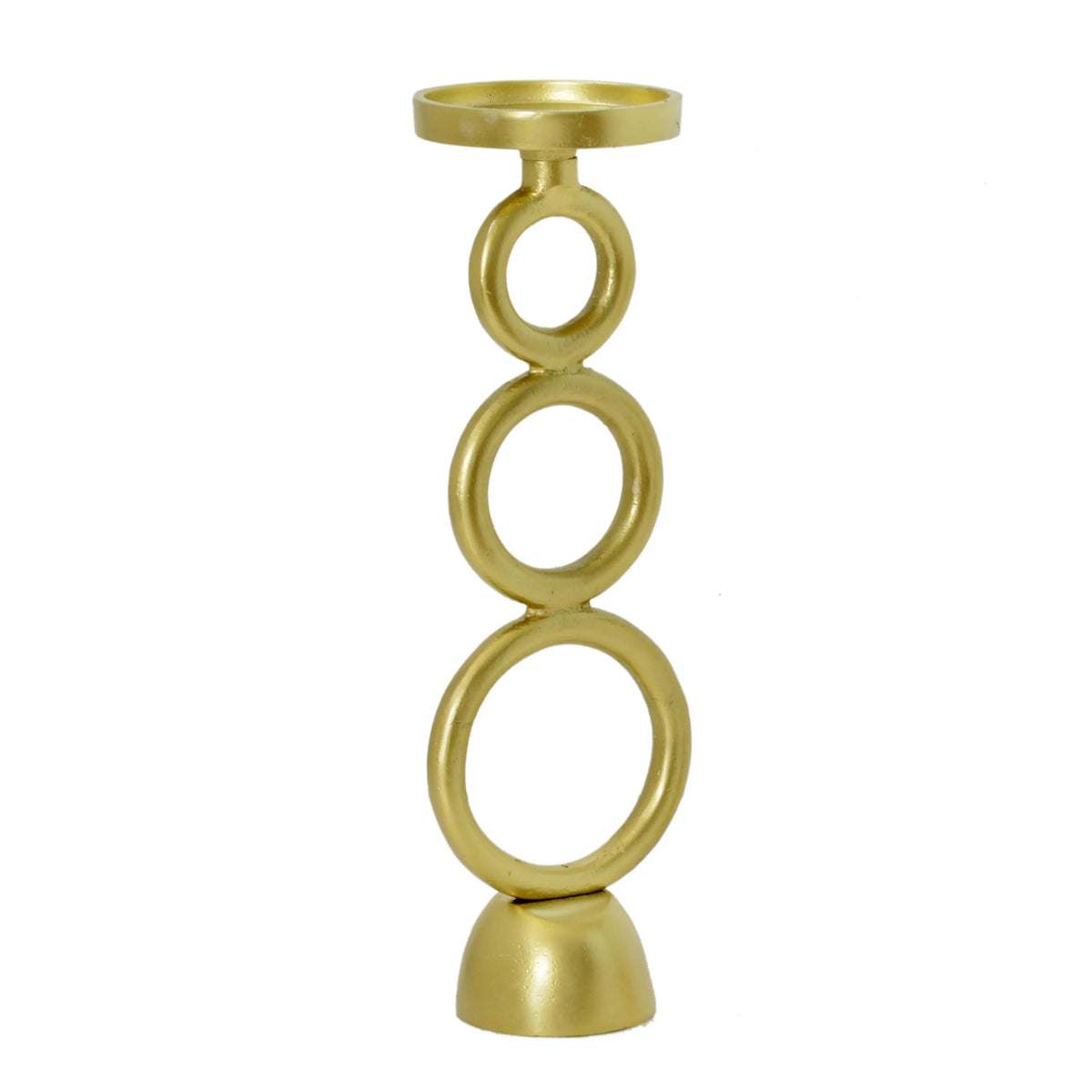 Candle holder ALU RAW/NEWBRONZE  13x9x42