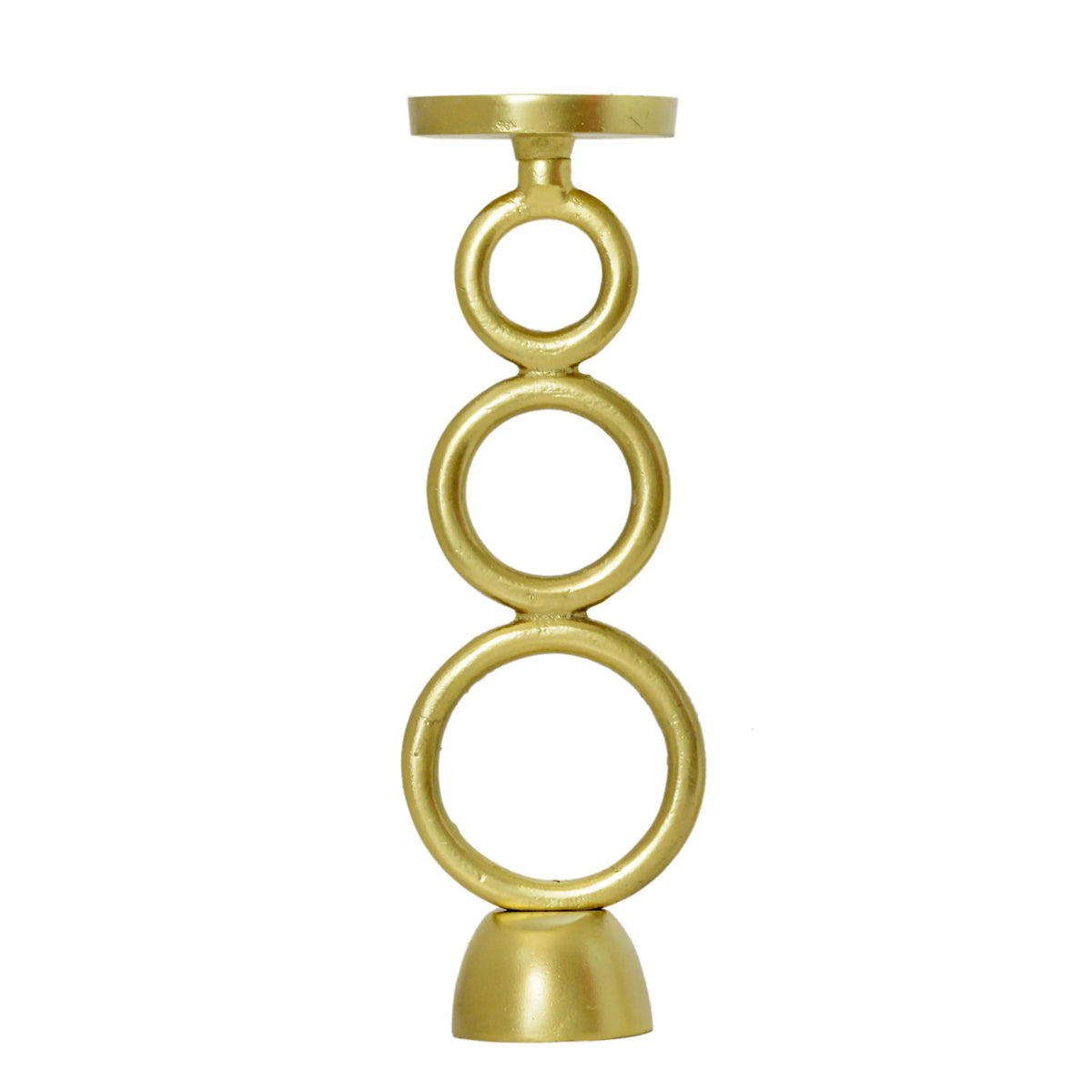 Candle holder ALU RAW/NEWBRONZE  13x9x42