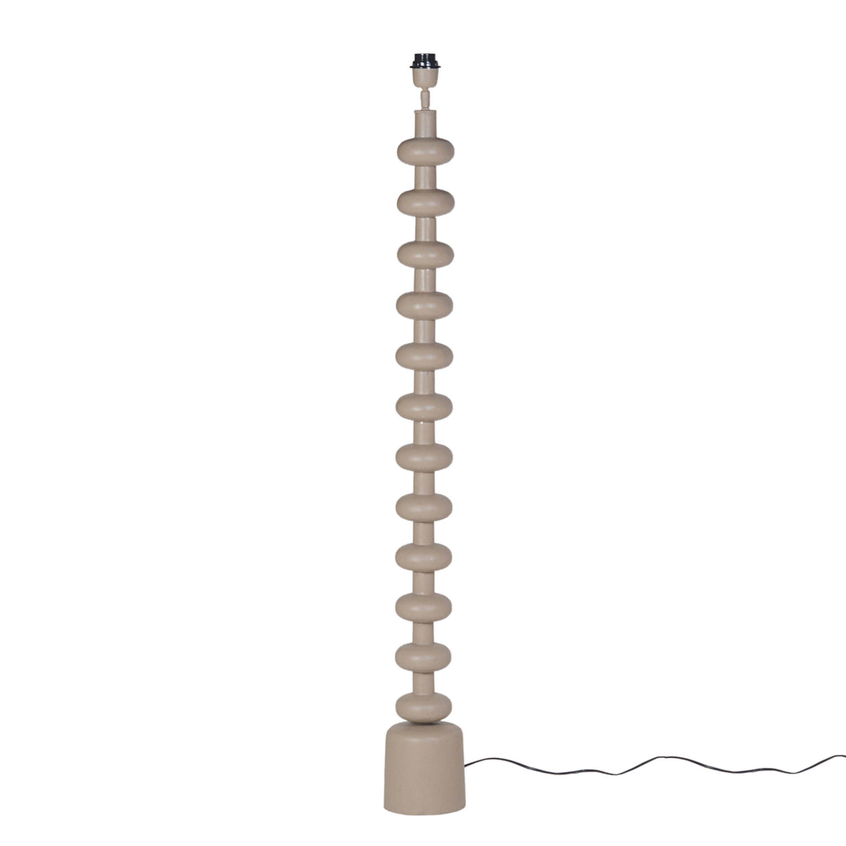 Floor lamp ALU RAW/TAUPE 15x15x137