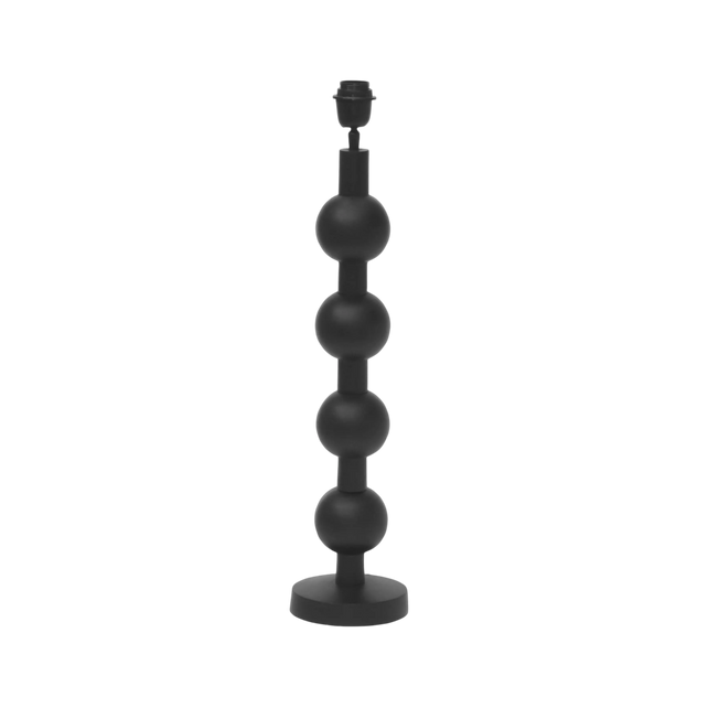 Table lamp ALU RAW/MATTBLACK 16x16x72