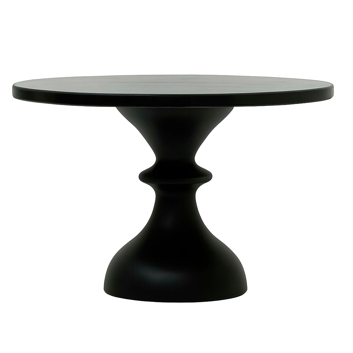Cake stand black marble ALU RAW/MATTBLACK 40x40x26
