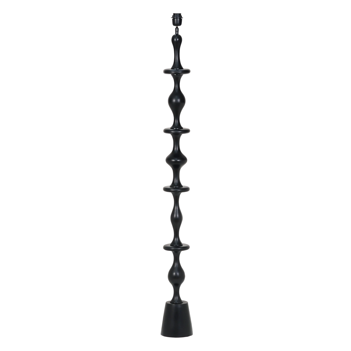 Floor lamp ALU RAW/MATTBLACK 15x15x152