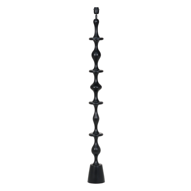 Floor lamp ALU RAW/MATTBLACK 15x15x152