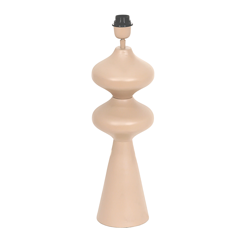 Table lamp ALU RAW/TAUPE 18x18x62