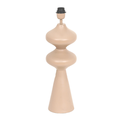 Table lamp ALU RAW/TAUPE 18x18x62