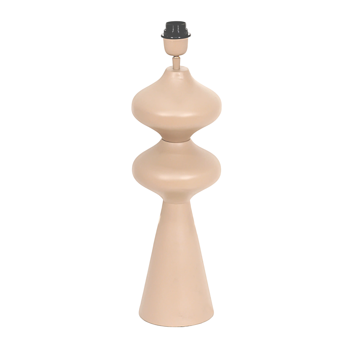 Table lamp ALU RAW/TAUPE 18x18x62