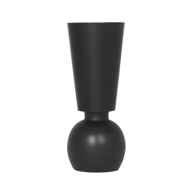 Vase IR/MATTBLACK 26x26x64
