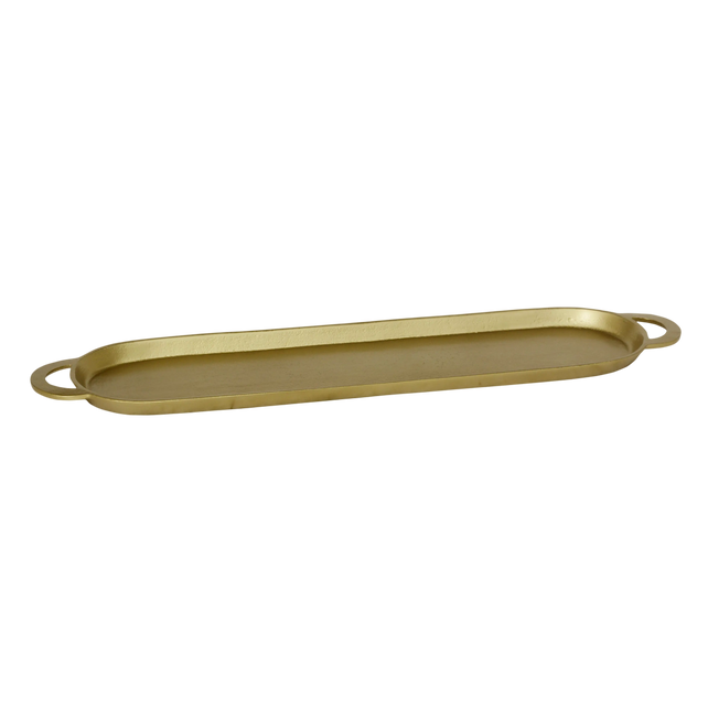 Tray oval ALU RAW/NEWBRONZE 77x17x3