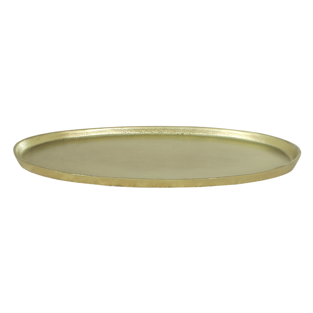 Plate oval ALU RAW/NEWBRONZE 61x33x7