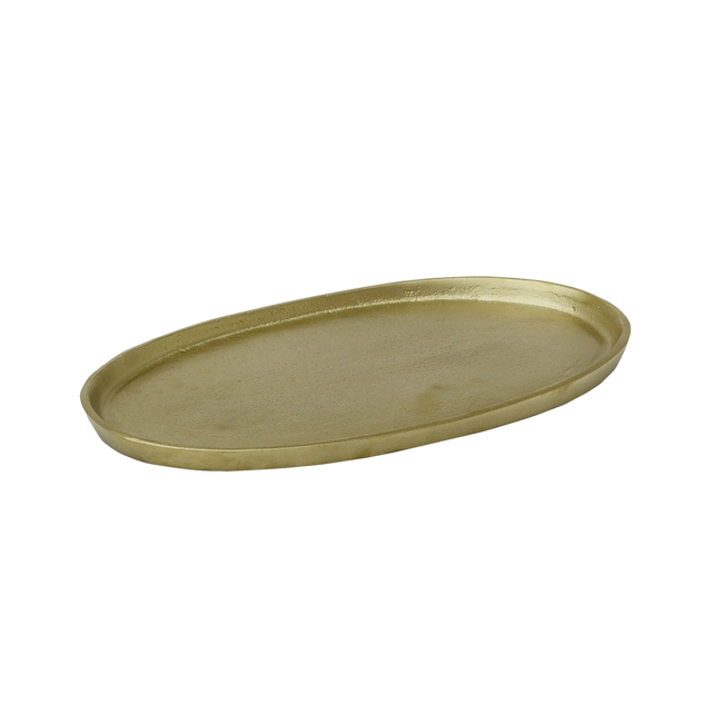 Plate oval ALU RAW/NEWBRONZE 41x22x7