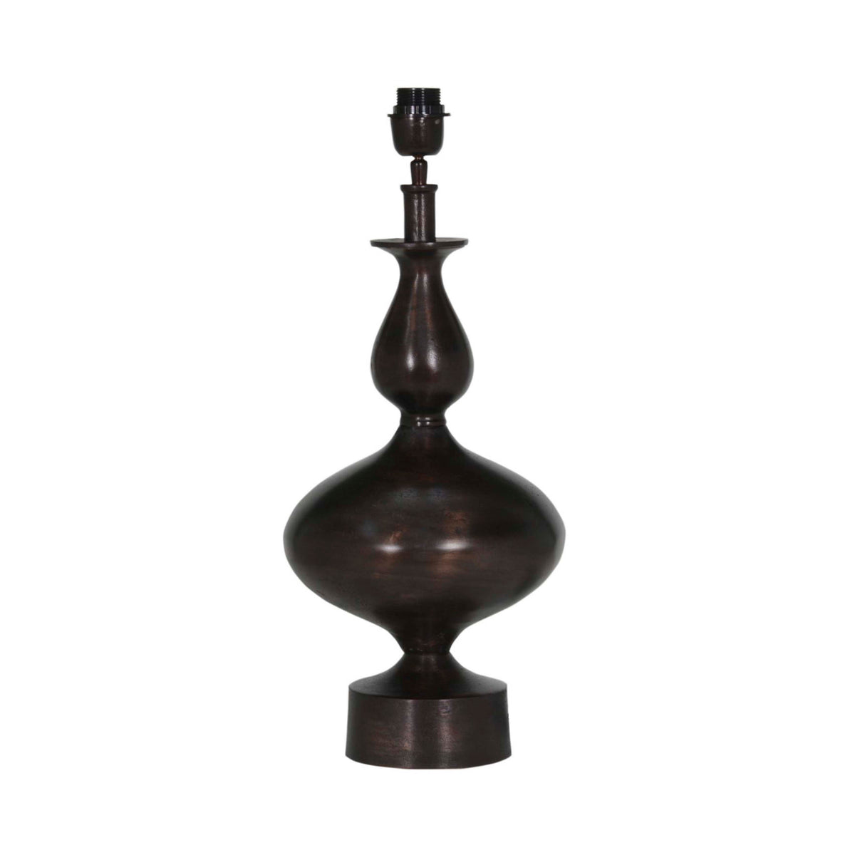 OUTLET Table lamp ALU RAW/ANT.COPPER BROWN 25x25x60