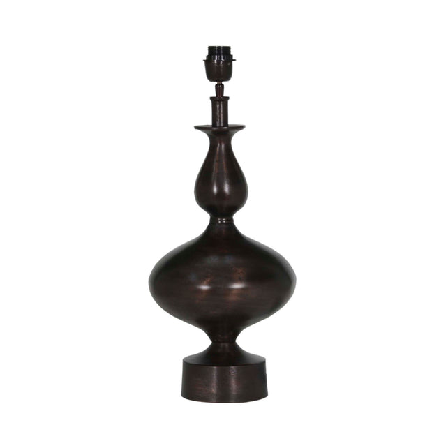 OUTLET Table lamp ALU RAW/ANT.COPPER BROWN 25x25x60