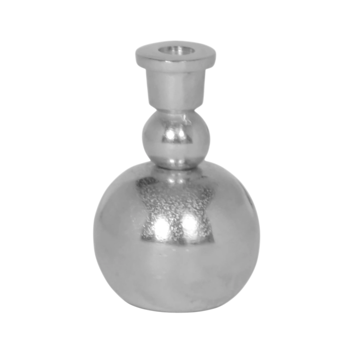 Candle holder ALU RAW/NI 10x10x17