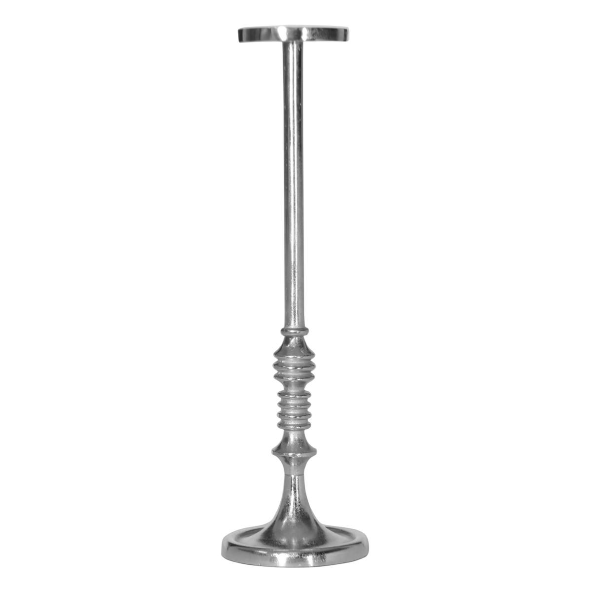 Candle holder ALU RAW/NI 16x16x57
