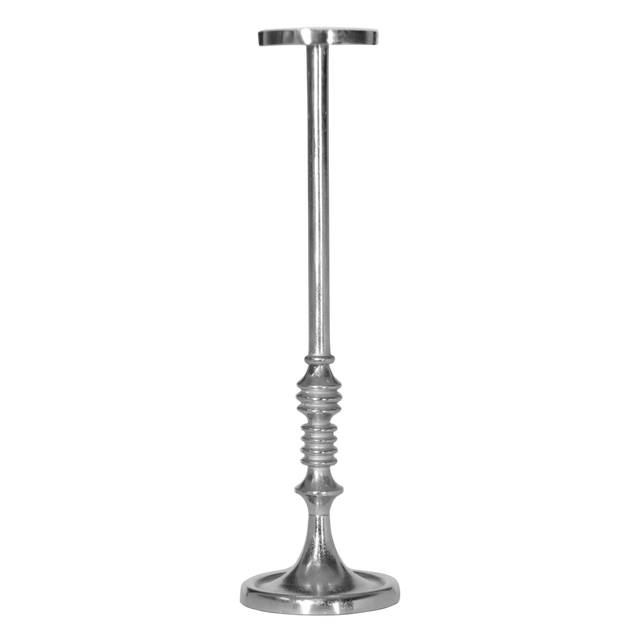 Candle holder ALU RAW/NI 16x16x57