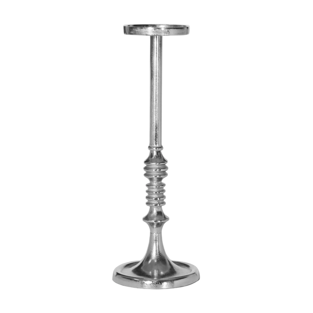 Candle holder ALU RAW/NI 16x16x46
