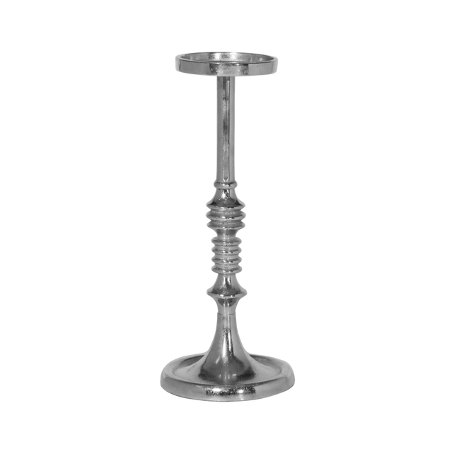 Candle holder ALU RAW/NI 16x16x38