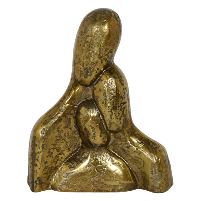 Decorative ornament family ALU RAW/ANT.GOLD 24x8x43