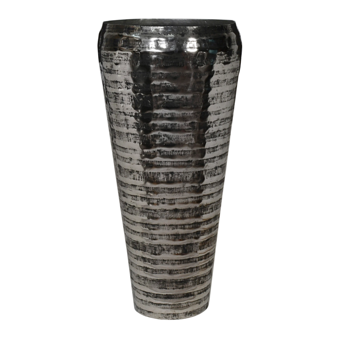 Vase ALU RAW/ANT.NI 57x57x121
