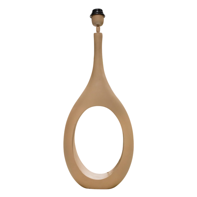 Table lamp ALU RAW/TAUPE 28x7x67