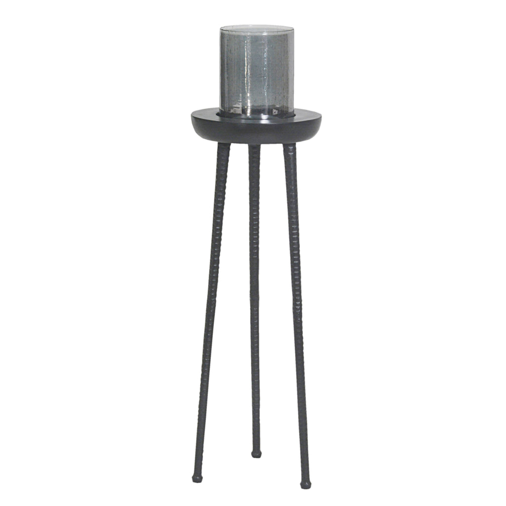 OUTLET Hurricane w/luster glass ALU RAW/MATTBLACK 35x35x122