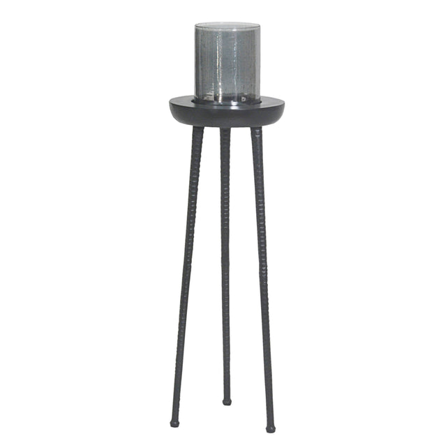 OUTLET Hurricane w/luster glass ALU RAW/MATTBLACK 35x35x122