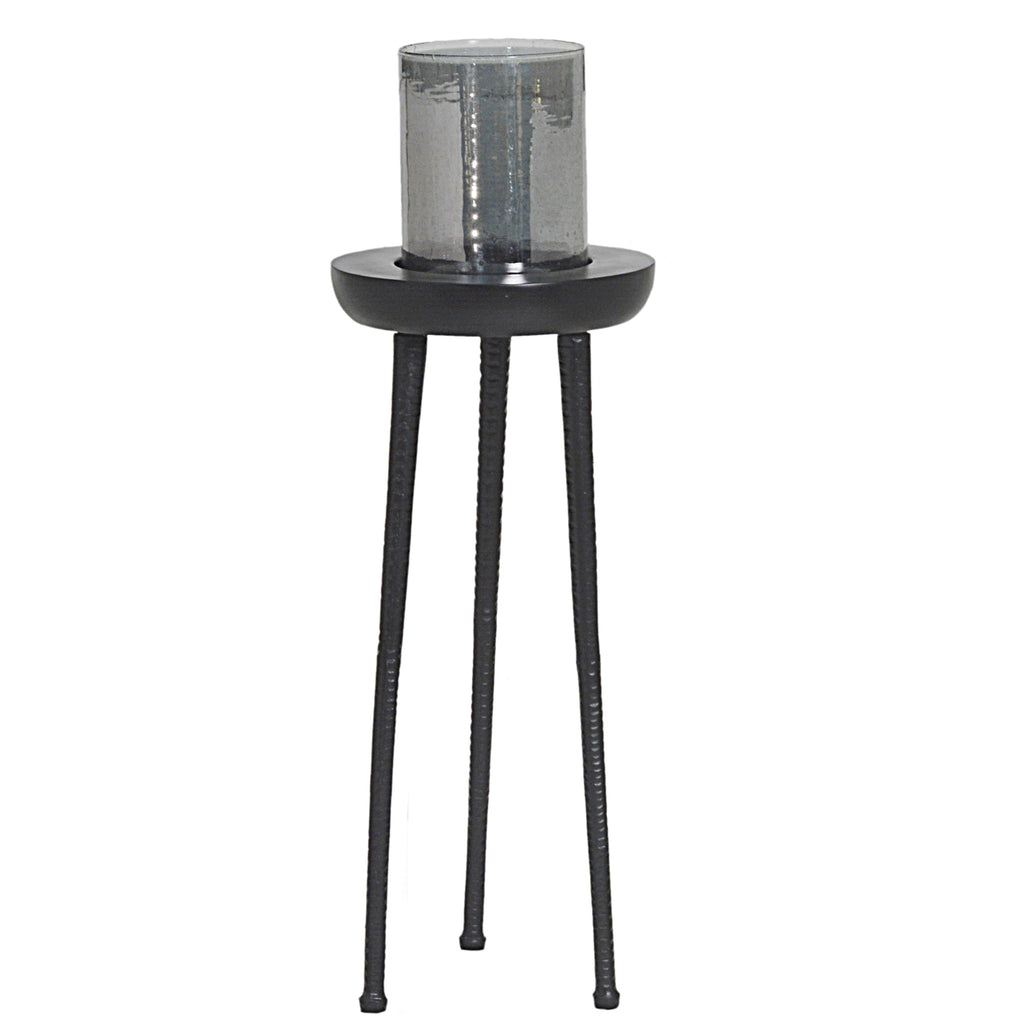 OUTLET Hurricane w/luster glass ALU RAW/MATTBLACK 35x35x103