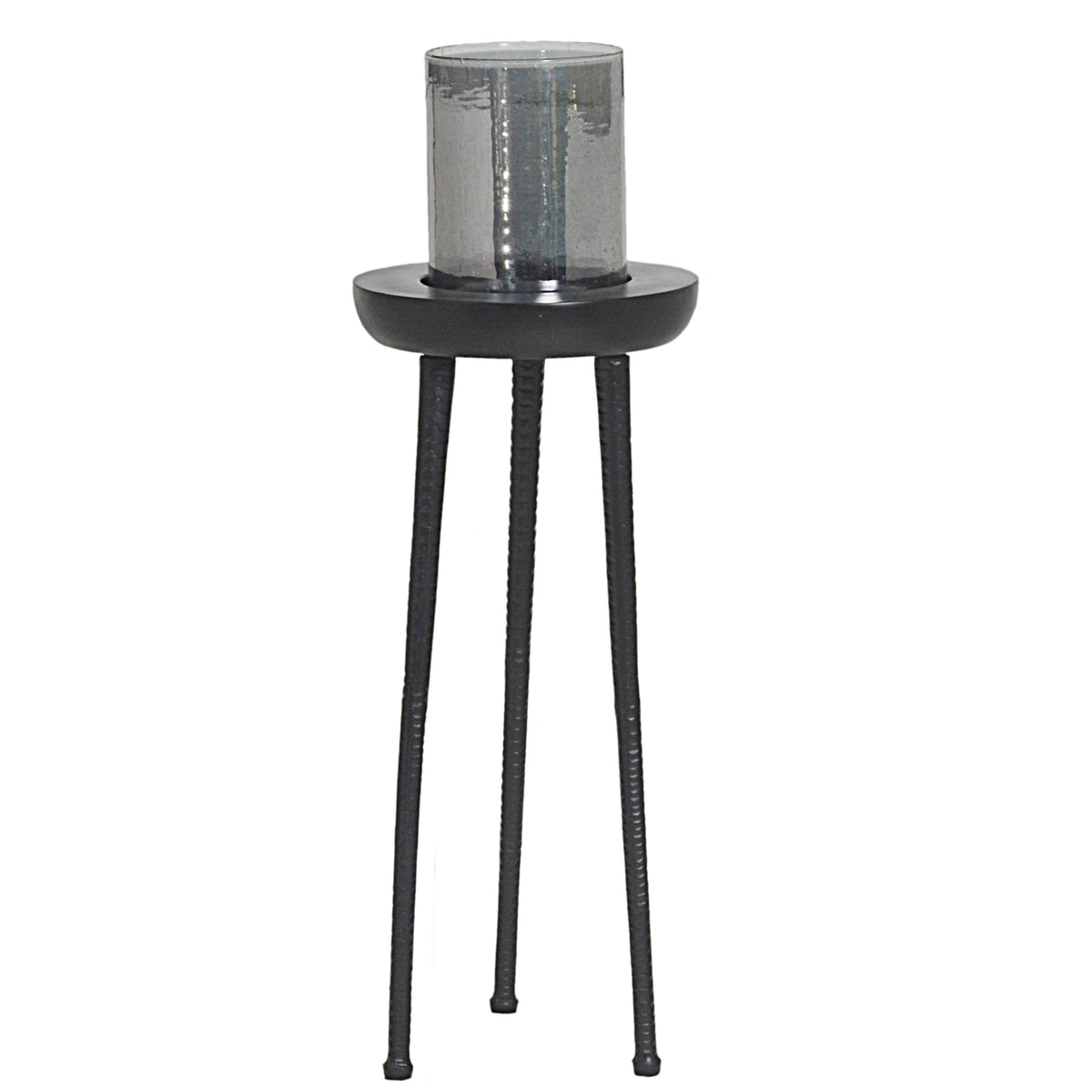 OUTLET Hurricane w/luster glass ALU RAW/MATTBLACK 35x35x103