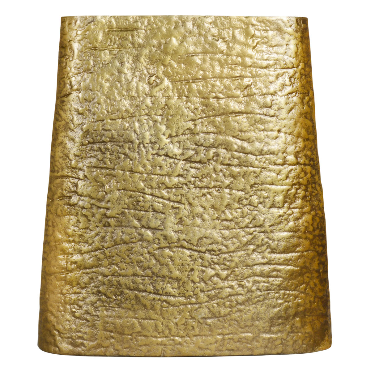 Vase ALU RAW/ANT.GOLD 36x9x39