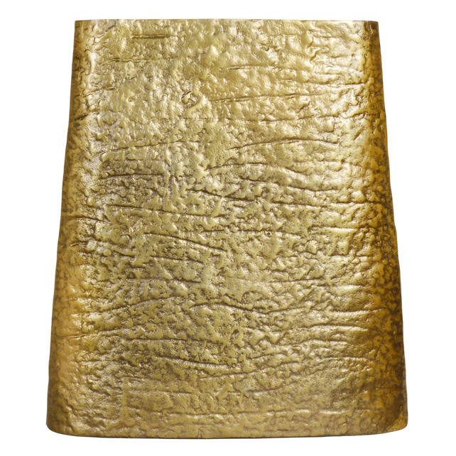 Vase ALU RAW/ANT.GOLD 36x9x39