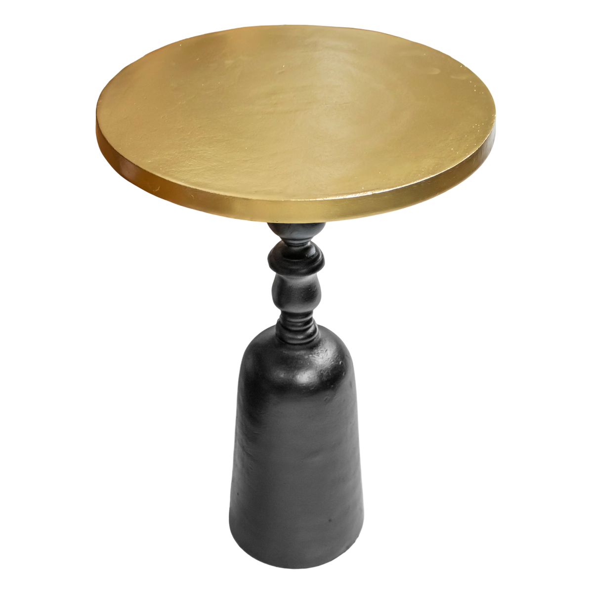 Side table ALU RAW/MATTBLACK BRONZE 40x40x62