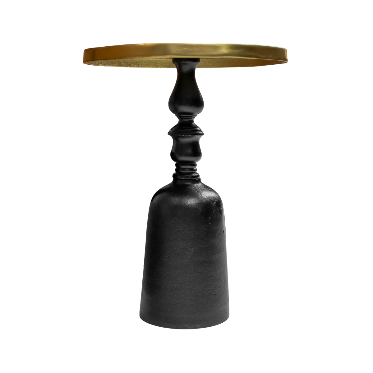 Side table ALU RAW/MATTBLACK BRONZE 36x36x47