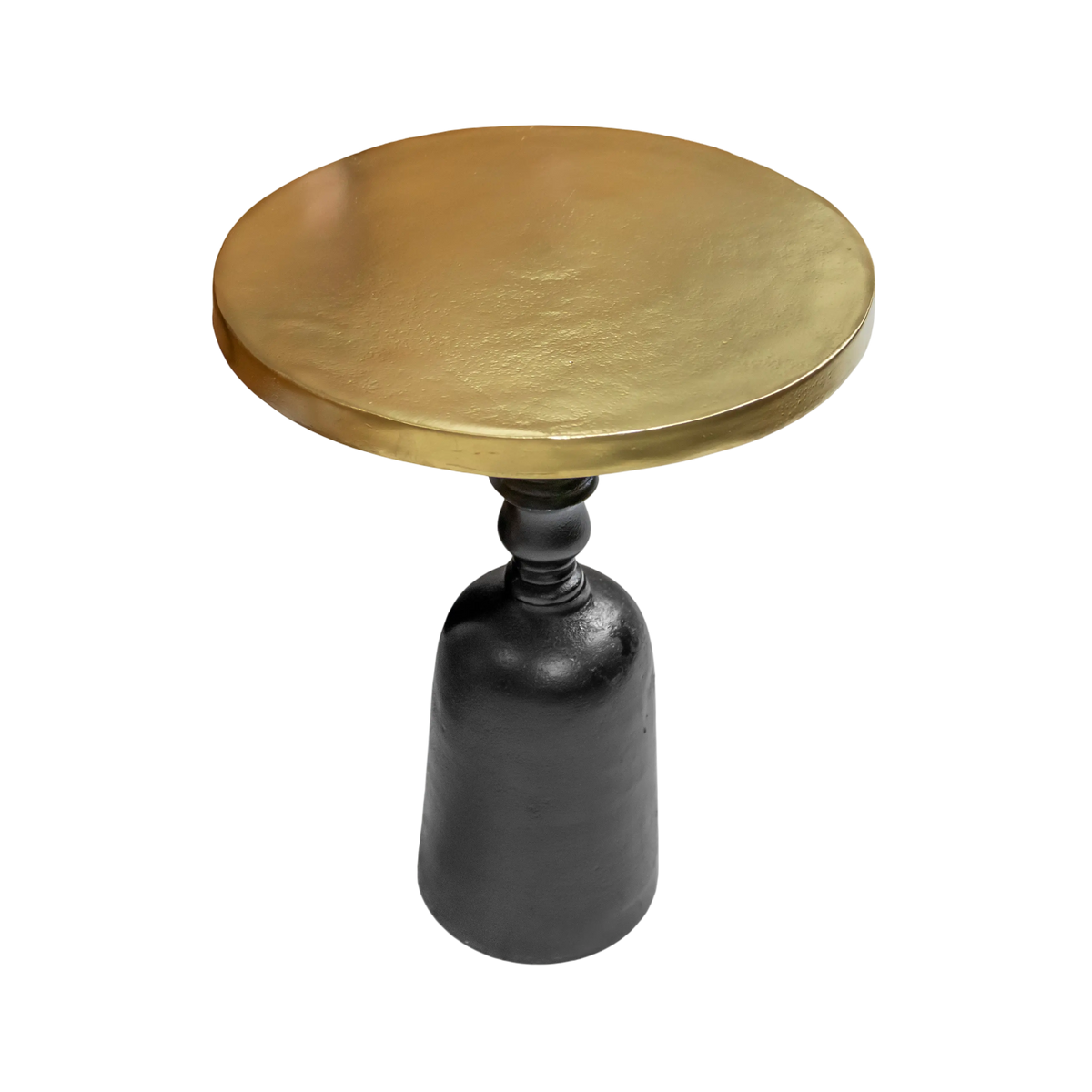 Side table ALU RAW/MATTBLACK BRONZE 36x36x47