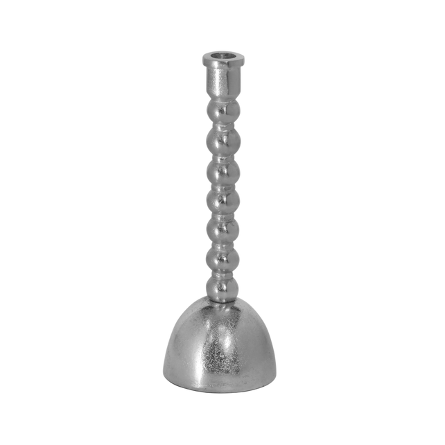 Candle holder ALU RAW/NI 10x10x29