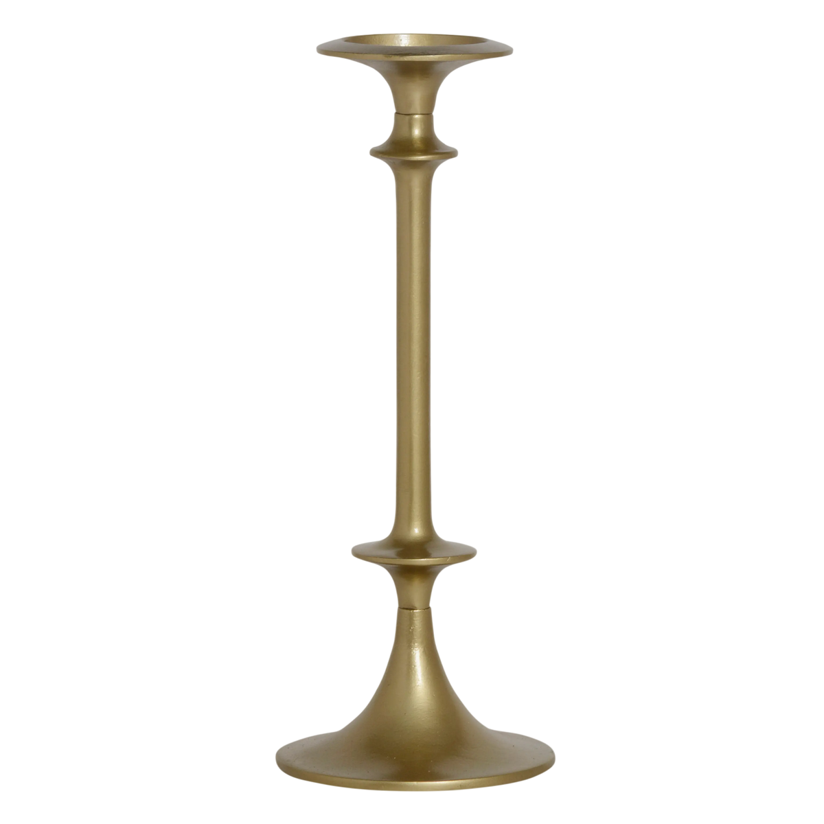 Candle holder ALU RAW/NEWBRONZE 16x16x43