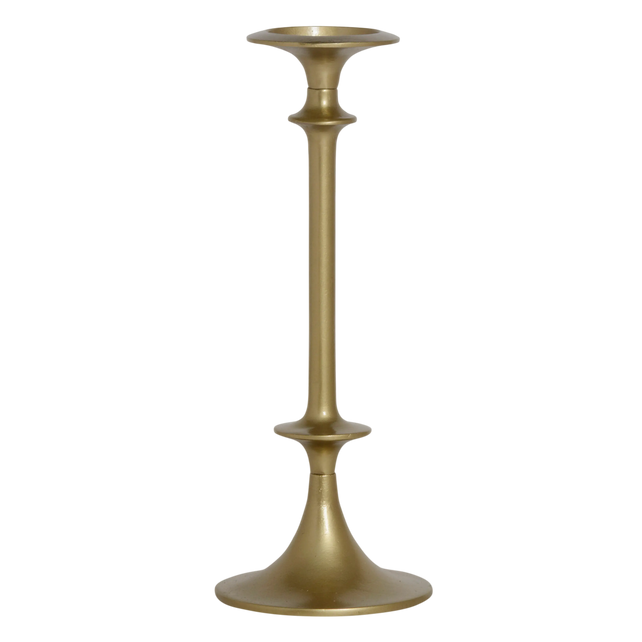 Candle holder ALU RAW/NEWBRONZE 16x16x43